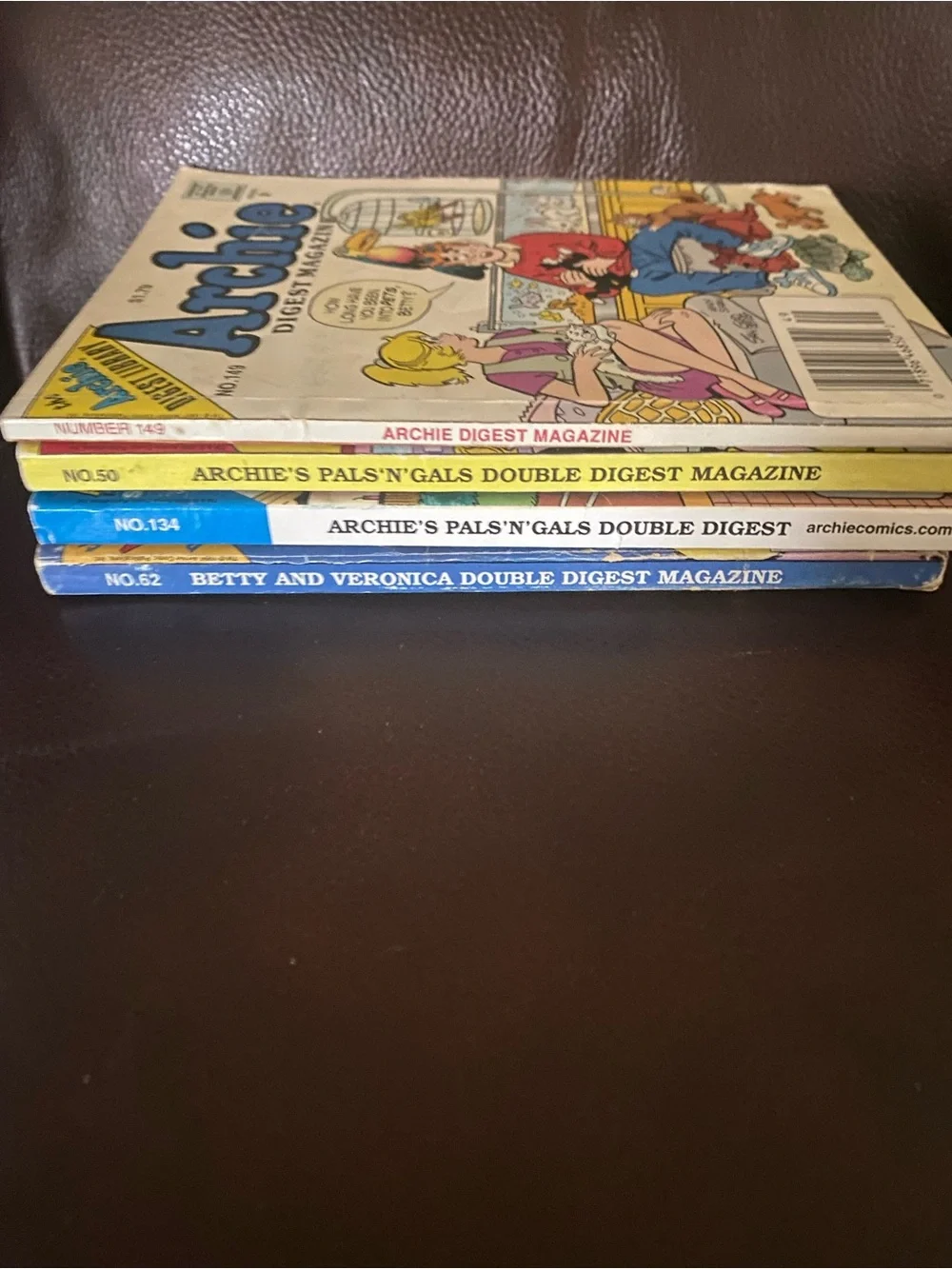 Vintage Lot of 4 Archie Comic Double Digest Betty & Veronica Pals 'n' Gals Books